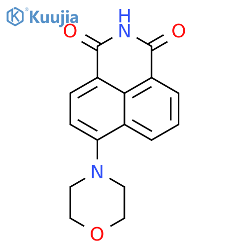 1H-Benz[de]isoquinoline-1,3(2H)-dione, 6-(4-morpholinyl)- structure