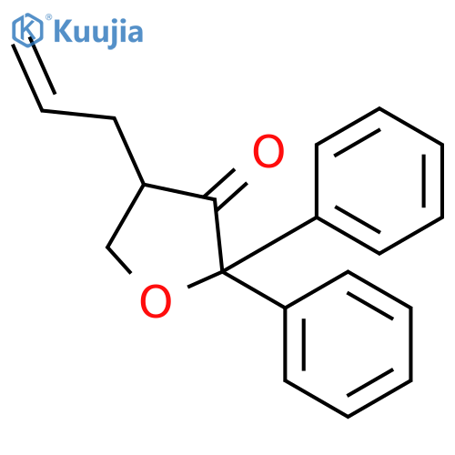 3(2H)-FURANONE, DIHYDRO-2,2-DIPHENYL-4-(2-PROPENYL)- structure