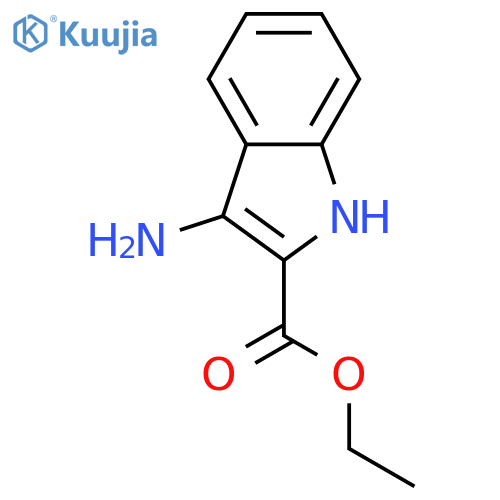 Ethyl 3-amino-1H-indole-2-carboxylate structure