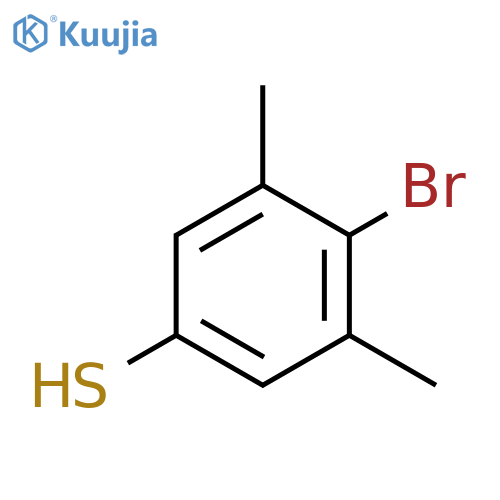 Benzenethiol, 4-bromo-3,5-dimethyl- structure