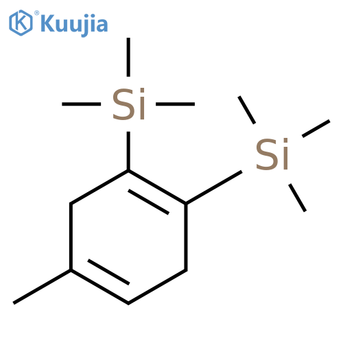 Silane, (4-methyl-1,4-cyclohexadiene-1,2-diyl)bis[trimethyl- structure