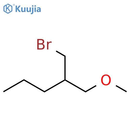 Pentane, 1-bromo-2-(methoxymethyl)- structure