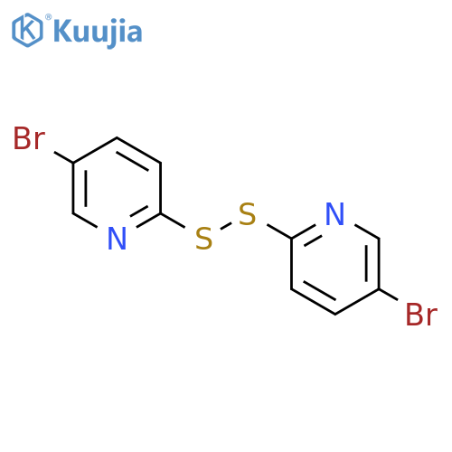 1,2-Bis(5-bromopyridin-2-yl)disulfane structure