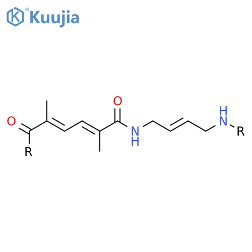 POLY[IMINO-2-BUTENE-1,4-DIYLIMINO(2,5-DIMETHYL-1,6-DIOXO-2,4-HEXADIENE-1,6-DIYL)] structure