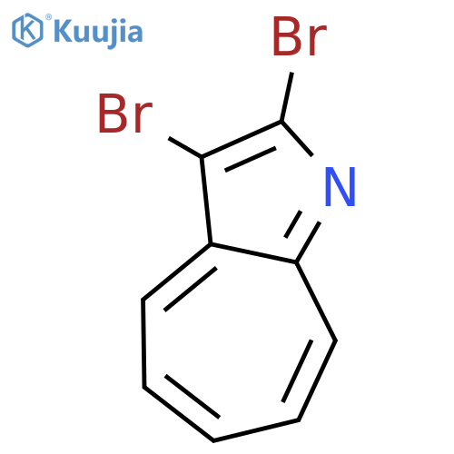CYCLOHEPTA[B]PYRROLE, 2,3-DIBROMO- structure