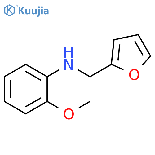 N-(furan-2-yl)methyl-2-methoxyaniline structure