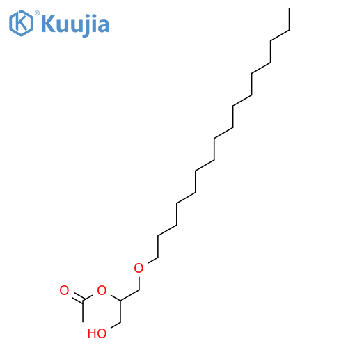 1,2-Propanediol,3-(hexadecyloxy)-, 2-acetate structure
