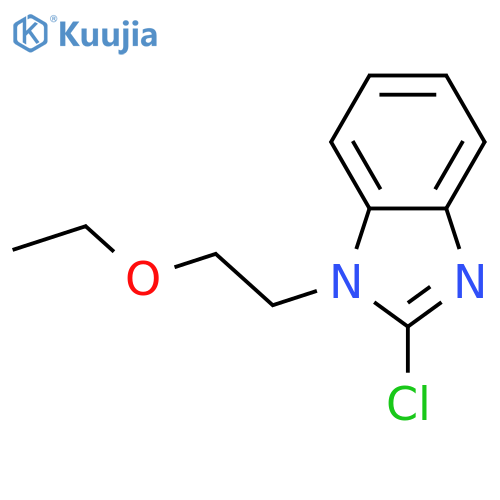 2-Chloro-1-(2-ethoxyethyl)-1H-benzo[d]imidazole structure