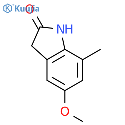 5-Methoxy-7-methyl-2-oxyindole structure