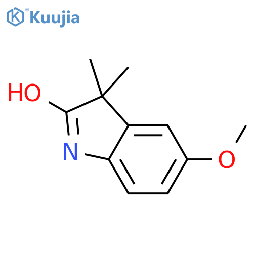 1,3-Dihydro-3,3-dimethyl-5-methoxy-2H-indol-2-one structure
