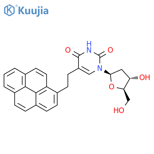 URIDINE, 2'-DEOXY-5-[2-(1-PYRENYL)ETHYL]- structure