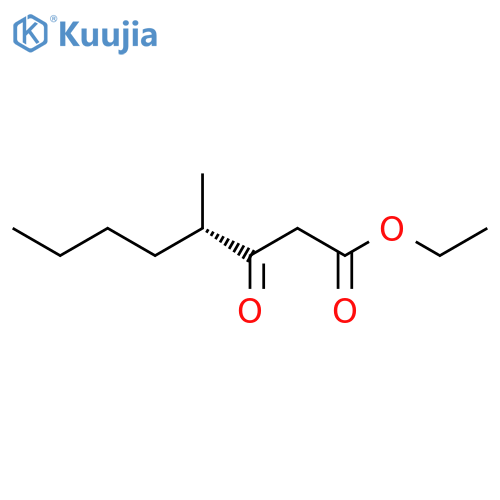 Octanoic acid, 4-methyl-3-oxo-, ethyl ester, (4S)- structure