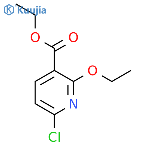 Ethyl 6-chloro-2-ethoxynicotinate structure