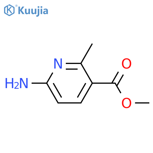 Methyl 6-amino-2-methylnicotinate structure