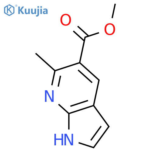 Methyl 6-methyl-1H-pyrrolo[2,3-b]pyridine-5-carboxylate structure