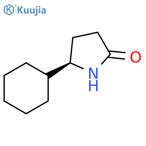 (5R)-5-Cyclohexyl-2-pyrrolidinone structure