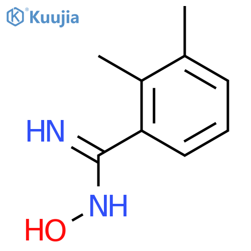 N'-hydroxy-2,3-dimethylbenzene-1-carboximidamide structure