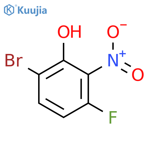 6-Bromo-3-fluoro-2-nitrophenol structure