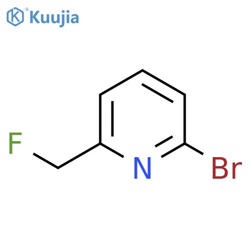 Pyridine, 2-bromo-6-(fluoromethyl)- structure