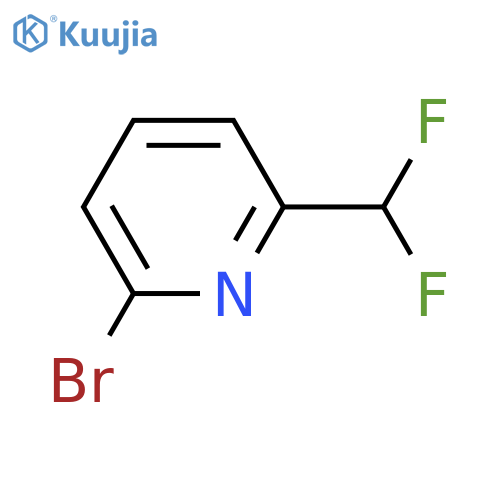 2-Bromo-6-(difluoromethyl)pyridine structure