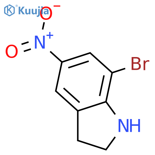7-Bromo-5-nitroindoline structure