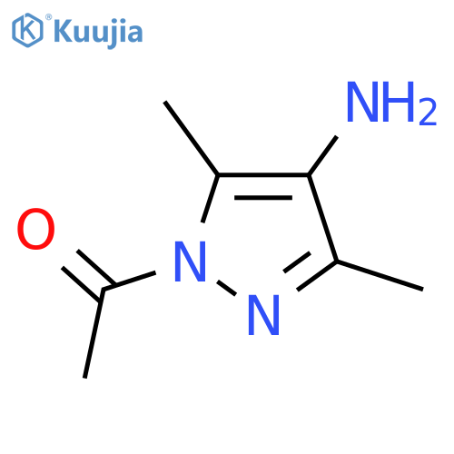 Ethanone,1-(4-amino-3,5-dimethyl-1H-pyrazol-1-yl)- structure