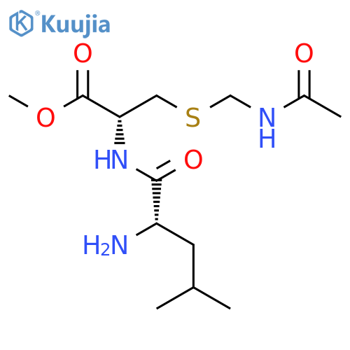 L-CYSTEINE, S-[(ACETYLAMINO)METHYL]-N-L-LEUCYL-, METHYL ESTER structure