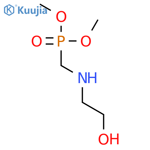 Phosphonic acid, [[(2-hydroxyethyl)amino]methyl]-, dimethyl ester structure