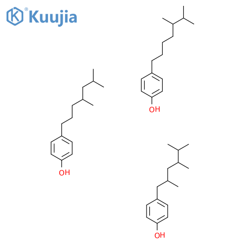 4-(4,6-Dimethylheptyl)phenol;4-(5,6-dimethylheptyl)phenol;4-(2,4,5-trimethylhexyl)phenol structure