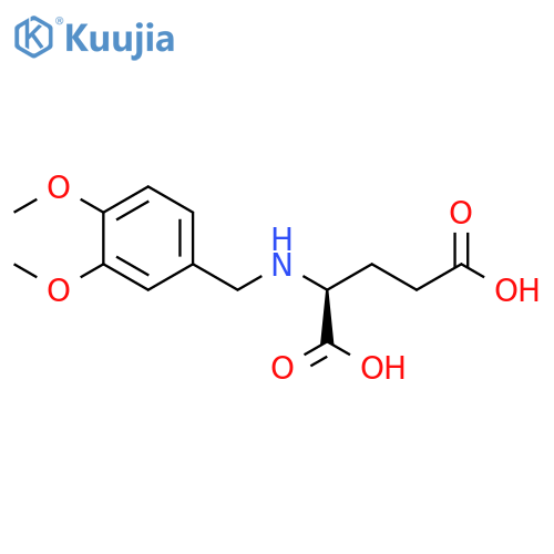 L-Glutamic acid, N-[(3,4-dimethoxyphenyl)methyl]- structure