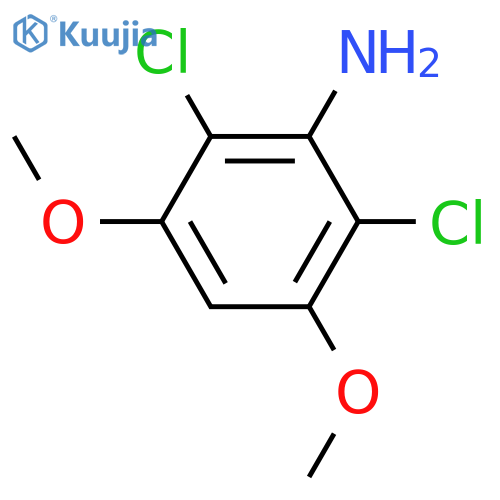 2,6-dichloro-3,5-dimethoxyaniline structure