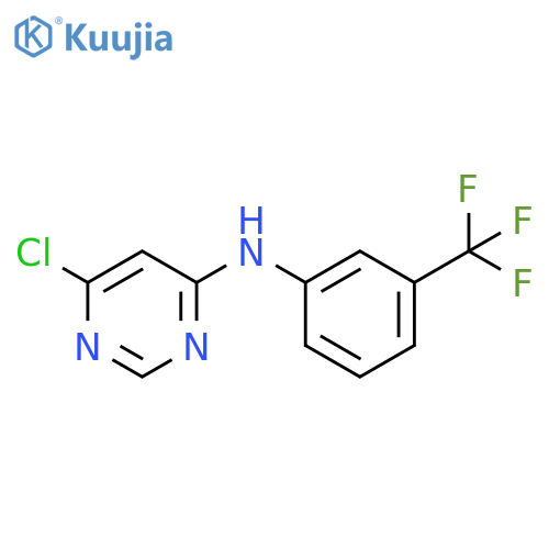 6-Chloro-N-3-(trifluoromethyl)-phenylpyrimidin-4-amine structure