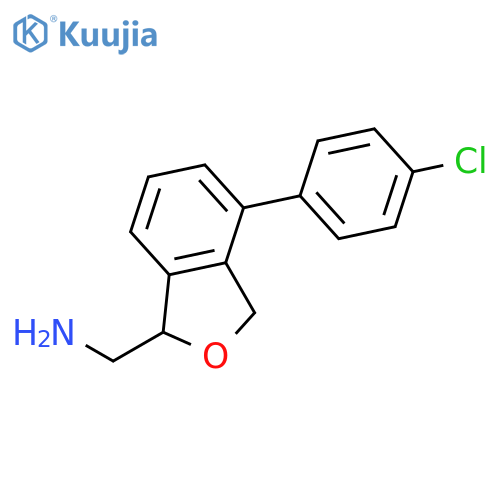 2-Benzofuranmethanamine, 4-(4-chlorophenyl)-2,3-dihydro- structure