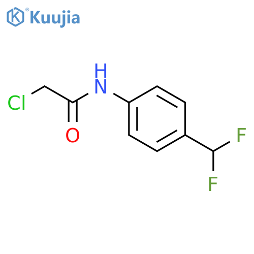 ACETAMIDE, 2-CHLORO-N-[4-(DIFLUOROMETHYL)PHENYL]- structure