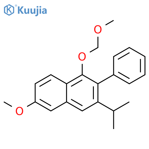Naphthalene,6-methoxy-1-(methoxymethoxy)-3-(1-methylethyl)-2-phenyl- structure