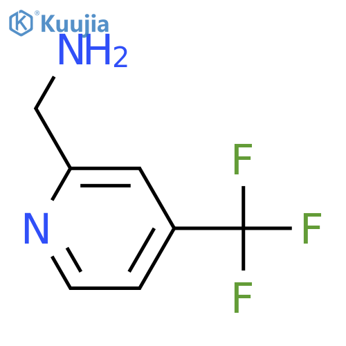 4-(trifluoromethyl)pyridin-2-ylmethanamine structure