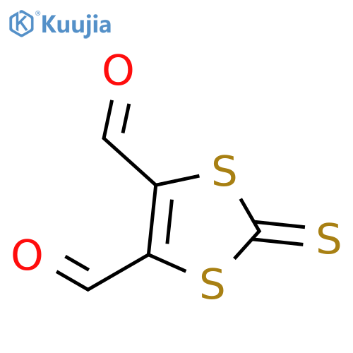 1,3-DITHIOLE-4,5-DICARBOXALDEHYDE, 2-THIOXO- structure