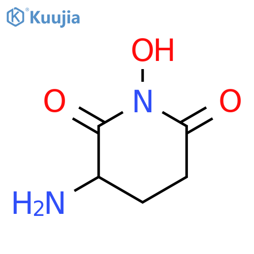 2,6-Piperidinedione, 3-amino-1-hydroxy- structure