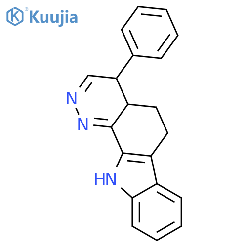 4H-Pyridazino[3,4-a]carbazole, 4a,5,6,11-tetrahydro-4-phenyl- structure