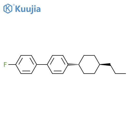 4-Fluoro-4’-(trans-4-propylcyclohexyl)-1,1’-biphenyl structure