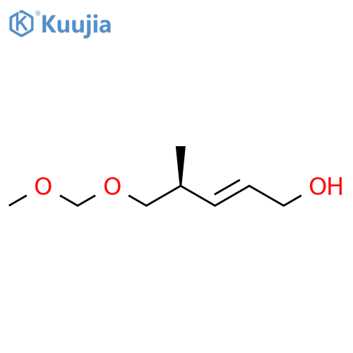 2-Penten-1-ol, 5-(methoxymethoxy)-4-methyl-, (2E,4S)- structure