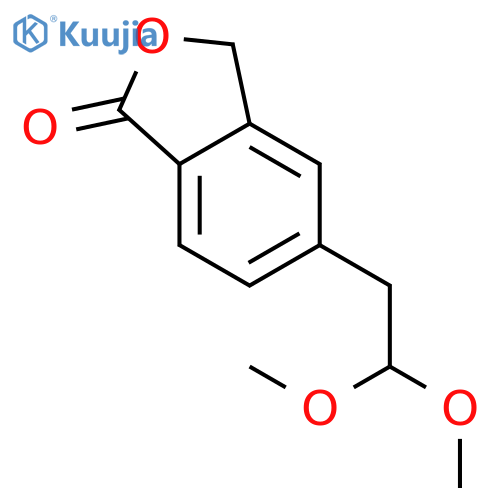1(3H)-Isobenzofuranone, 5-(2,2-dimethoxyethyl)- structure