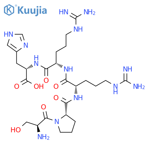L-Histidine, L-seryl-L-prolyl-L-arginyl-L-arginyl- structure
