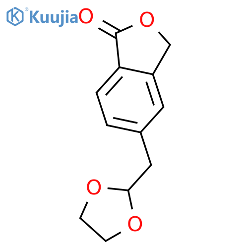 1(3H)-Isobenzofuranone, 5-(1,3-dioxolan-2-ylmethyl)- structure