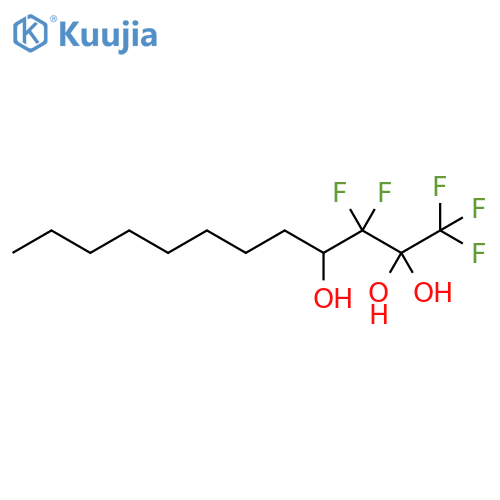 2,2,4-Dodecanetriol, 1,1,1,3,3-pentafluoro- structure