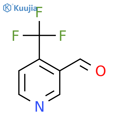 3-Pyridinecarboxaldehyde, 4-(trifluoromethyl)- structure
