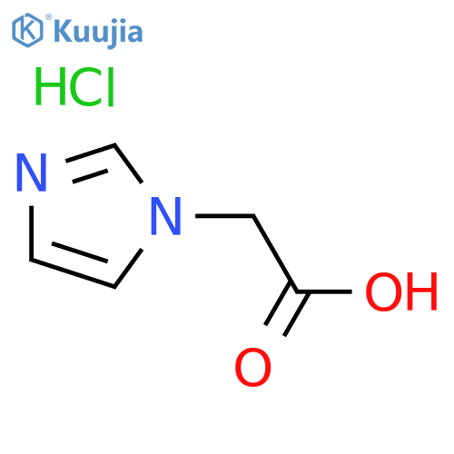 2-imidazol-1-ylacetic acid;hydrochloride structure