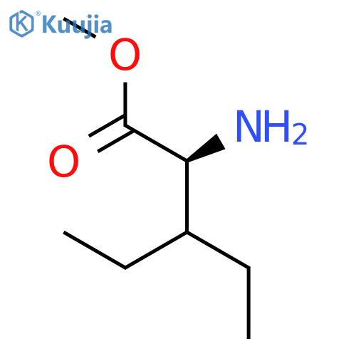 Norvaline, 3-ethyl-,methyl ester structure