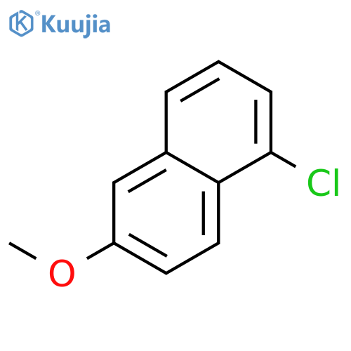 Naphthalene,1-chloro-6-methoxy- structure
