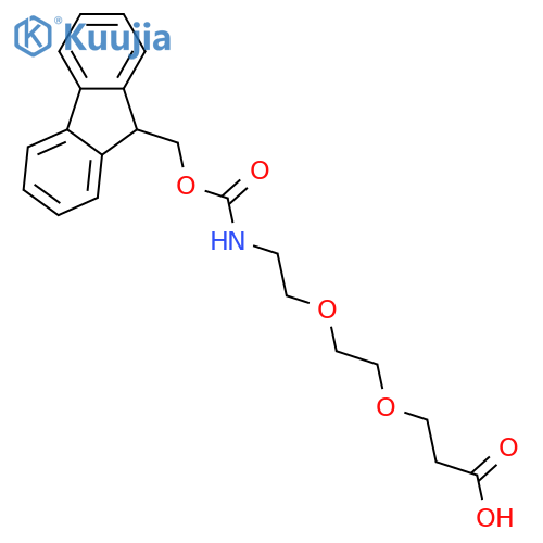 Fmoc-NH-PEG2-CH2CH2COOH structure